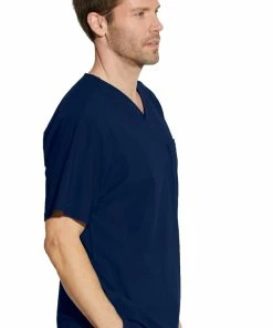Grey's Anatomy Clearance Men's Hydro Solid Scrub Top -Cherokee Shop 4 bc get042 clearance 650