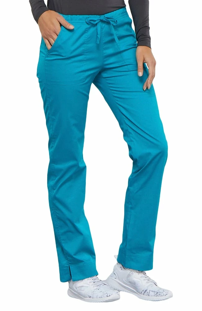 Cherokee Workwear Clearance Women's Mid Rise Skinny Leg Scrub Pant 6 Cherokee Workwear Clearance Women's Mid Rise Skinny Leg Scrub Pant - Image 4