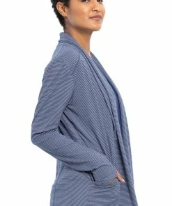 Cherokee Clearance Women's Open-Front Stripe Print Scrub Jacket -Cherokee Shop 4 ck ck327 clearance 650