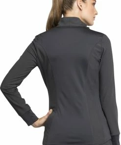 Cherokee Clearance Women's Zip Front Solid Scrub Jacket -Cherokee Shop 4 ck ck365 clearance 650