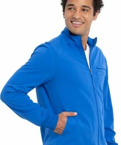 Cherokee Clearance Men's Solid Scrub Jacket -Cherokee Shop 4 ck ck395a clearance 650