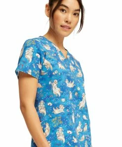 Cherokee Women's Care Like No Otter Print Scrub Top 9 Cherokee Women's Care Like No Otter Print Scrub Top -Cherokee Shop 4 ck ck651 print 650