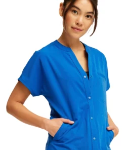 Cherokee Clearance Women's Mandarin Collar Snap Front Scrub Top 9 Cherokee Clearance Women's Mandarin Collar Snap Front Scrub Top -Cherokee Shop 4 ck ck696a clearance 650