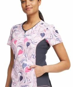 Cherokee Women's Loving Swirls Print Scrub Top 10 Cherokee Women's Loving Swirls Print Scrub Top -Cherokee Shop 4 ck ck698 print 650