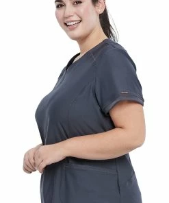 Cherokee Women's V-Neck Solid Scrub Top 10 Cherokee Women's V-Neck Solid Scrub Top -Cherokee Shop 4 ck ck723 650
