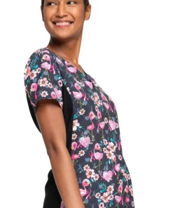 Cherokee Clearance Women's Let's Flock Together Print Scrub Top 9 Cherokee Clearance Women's Let's Flock Together Print Scrub Top -Cherokee Shop 4 ck ck732 printclearance 650