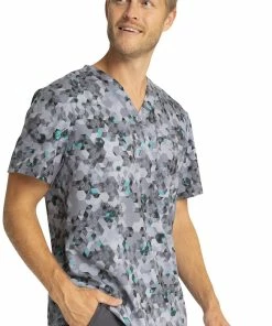 Cherokee Clearance Men's Abstract Ways Print Scrub Top 9 Cherokee Clearance Men's Abstract Ways Print Scrub Top -Cherokee Shop 4 ck ck902 printclearance 650