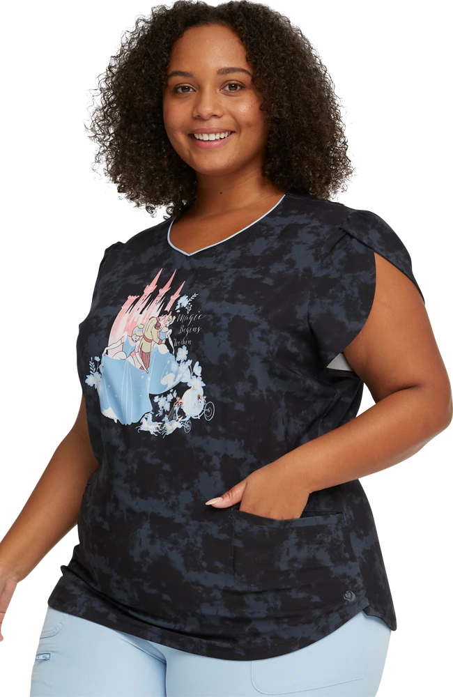 Heartsoul Clearance Women's Magic Begins Within Print Scrub Top 6 Heartsoul Clearance Women's Magic Begins Within Print Scrub Top - Image 4