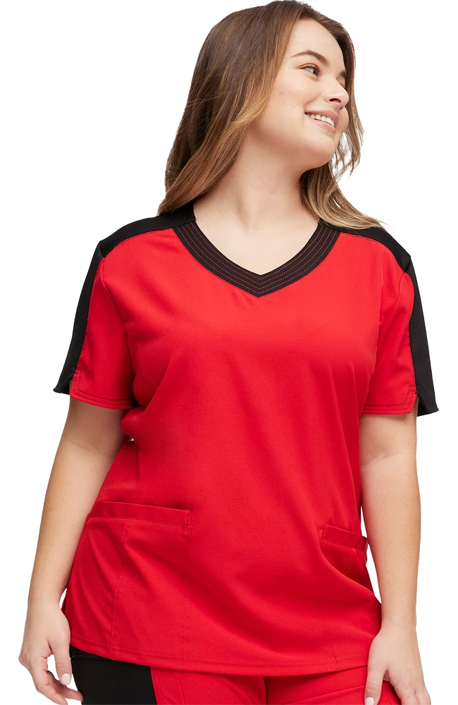 Heartsoul Clearance Women's V-Neck Scrub Top 6 Heartsoul Clearance Women's V-Neck Scrub Top - Image 4