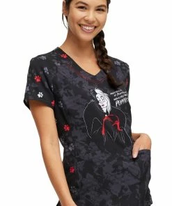 Heartsoul Women's Who Needs You Print Scrub Top 9 Heartsoul Women's Who Needs You Print Scrub Top -Cherokee Shop 4 ck hs794 print 650