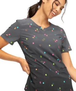 Heartsoul Clearance Women's Pineapple Pop Print Scrub Top 9 Heartsoul Clearance Women's Pineapple Pop Print Scrub Top -Cherokee Shop 4 ck hs821 printclearance 650