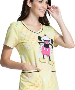 Cherokee Clearance Women's Ha Ha Print Scrub Top -Cherokee Shop 4 ck tf634 printclearance 650