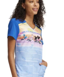 Cherokee Women's Sensational Sunset Print Scrub Top 10 Cherokee Women's Sensational Sunset Print Scrub Top -Cherokee Shop 4 ck tf645 print 650