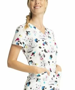 Cherokee Clearance Women's Spots Print Scrub Top 10 Cherokee Clearance Women's Spots Print Scrub Top -Cherokee Shop 4 ck tf666 printclearance 650