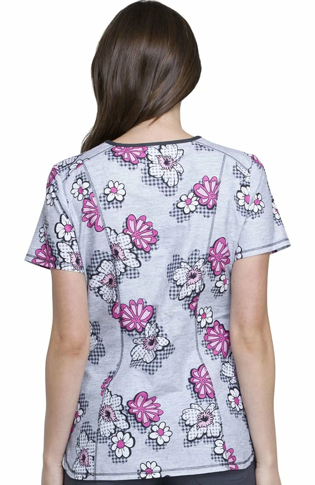 Cherokee Clearance Women's V-Neck Dr. Seuss Print Scrub Top 6 Cherokee Clearance Women's V-Neck Dr. Seuss Print Scrub Top - Image 4