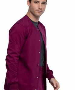 Cherokee Workwear Clearance Men's Snap Front Solid Scrub Jacket 9 Cherokee Workwear Clearance Men's Snap Front Solid Scrub Jacket -Cherokee Shop 4 ck ww380 clearance 650