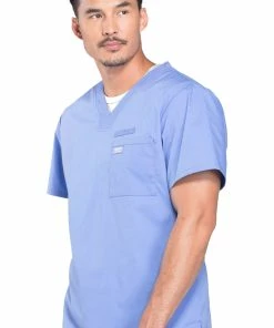 Cherokee Workwear Clearance Men's V-Neck Solid Scrub Top -Cherokee Shop 4 ck ww675 clearance 650