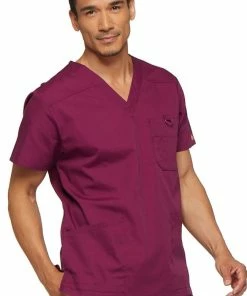 Dickies Clearance Men's V-Neck Solid Scrub Top -Cherokee Shop 4 di 81906 clearance 650