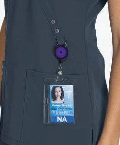 Dickies Clearance Women's Mock Wrap Solid Scrub Top -Cherokee Shop 4 di 85956 clearance 650