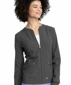 Dickies Clearance Women's Warm Up Solid Scrub Jacket -Cherokee Shop 4 di dk311 clearance 650