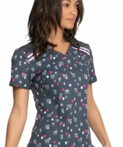 Dickies Clearance Women's Dots So Geo Print Scrub Top 9 Dickies Clearance Women's Dots So Geo Print Scrub Top -Cherokee Shop 4 di dk602 printclearance 650