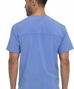 Dickies Clearance Men's V-Neck Utility Solid Scrub Top -Cherokee Shop 4 di dk645 clearance 650