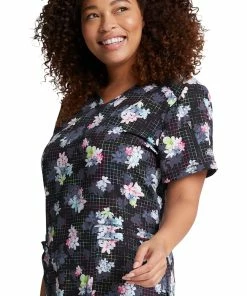 Dickies Clearance Women's Light Bright Blooms Print Scrub Top 10 Dickies Clearance Women's Light Bright Blooms Print Scrub Top -Cherokee Shop 4 di dk731 printclearance 650