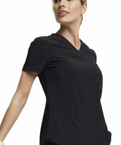 Dickies Women's Tuckable V-Neck Scrub Top 13 Dickies Women's Tuckable V-Neck Scrub Top -Cherokee Shop 4 di dk748 650