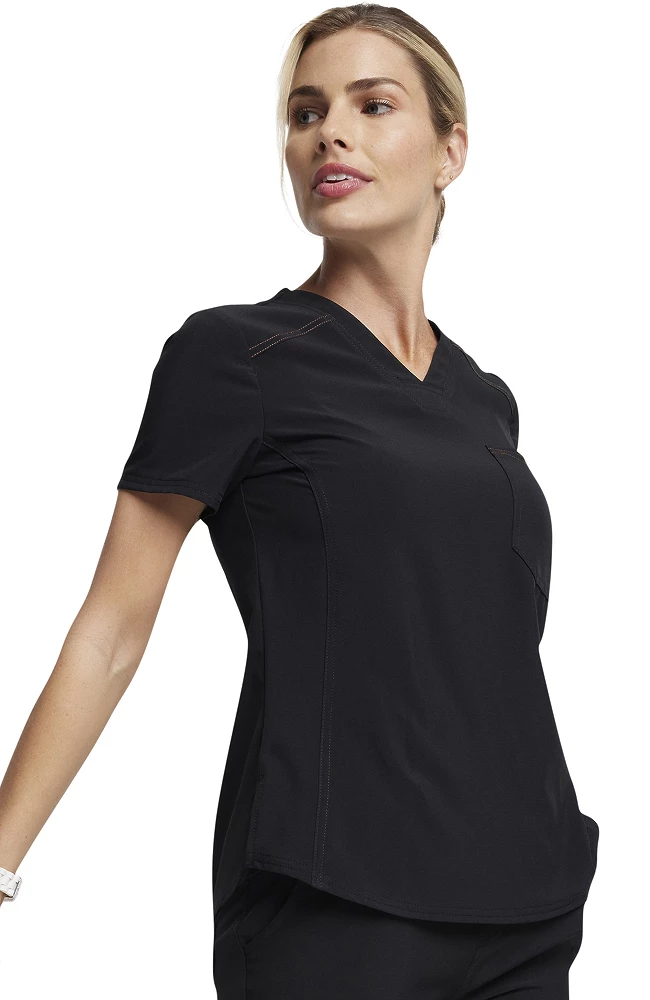 Dickies Women's Tuckable V-Neck Scrub Top 6 Dickies Women's Tuckable V-Neck Scrub Top - Image 4