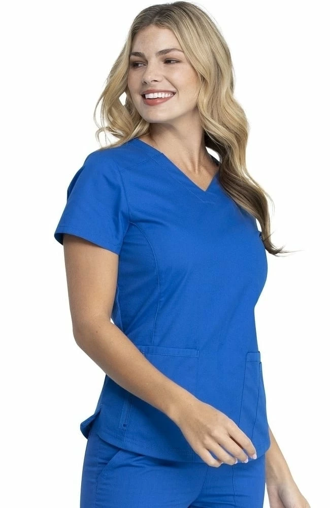 Dickies Women's V-Neck Solid Scrub Top 6 Dickies Women's V-Neck Solid Scrub Top - Image 4