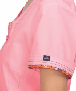 Koi Women's Regan Y-Neck Scrub Top -Cherokee Shop 4 ko 1060 650