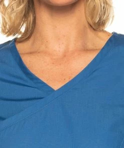 Landau Clearance Women's Surplice Solid Scrub Top -Cherokee Shop 4 ln 70228 clearance 650