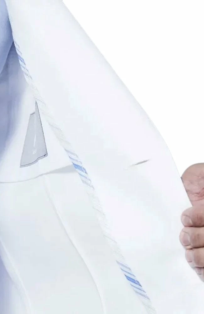 Medelita Men's M3 Laennec Classic Fit 40" Lab Coat 6 Medelita Men's M3 Laennec Classic Fit 40" Lab Coat - Image 4