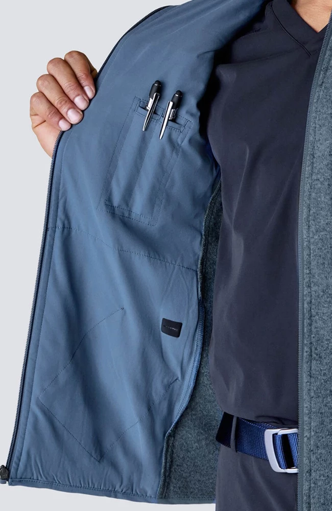 Medelita Men's Strata Fleece Sweater Vest 6 Medelita Men's Strata Fleece Sweater Vest - Image 4