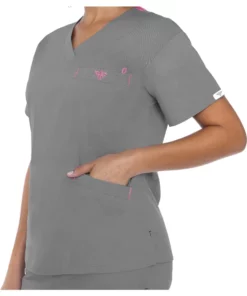 Med Couture Clearance Women's Signature V-Neck Solid Scrub Top 9 Med Couture Clearance Women's Signature V-Neck Solid Scrub Top -Cherokee Shop 4 pe 8403 clearance 650
