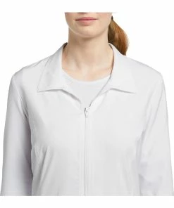 White Cross Women's Zip Front 32" Lab Coat -Cherokee Shop 4 wc 2417 650