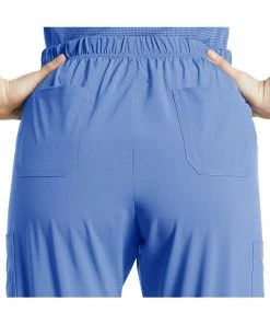 White Cross Women's Drawstring Cargo Scrub Pant -Cherokee Shop 4 wc 397 650