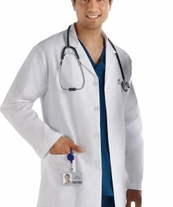 META Labwear Clearance Fundamentals By Men's 34" Lab Coat -Cherokee Shop 4 wh 15007 clearance 650