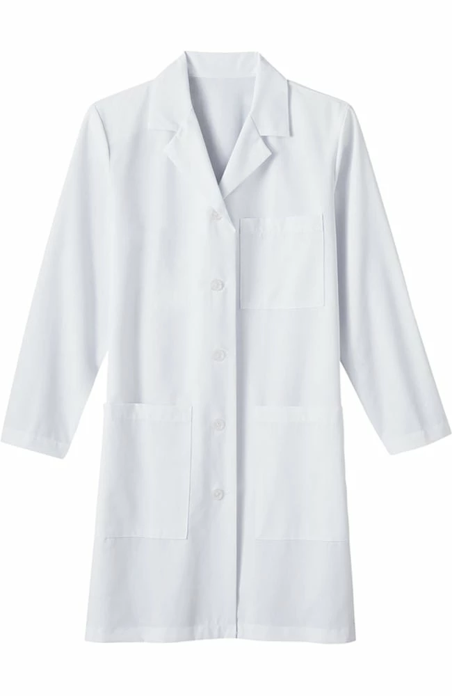 META Labwear Clearance Fundamentals By Women's 37" Lab Coat 6 META Labwear Clearance Fundamentals By Women's 37" Lab Coat - Image 4