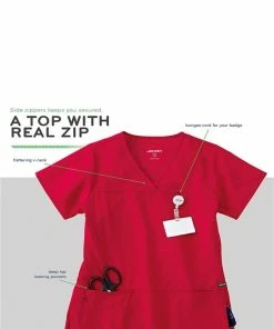 Jockey Scrubs Clearance Women's 6 Pocket Solid Scrub Top -Cherokee Shop 4 wh 2299 clearance 650