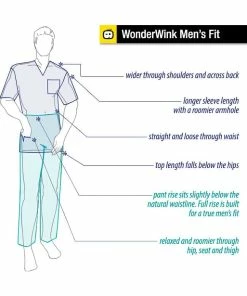 WonderWink Clearance Men's Loyal Utility Scrub Pant -Cherokee Shop 4 wk 5618 clearance 650