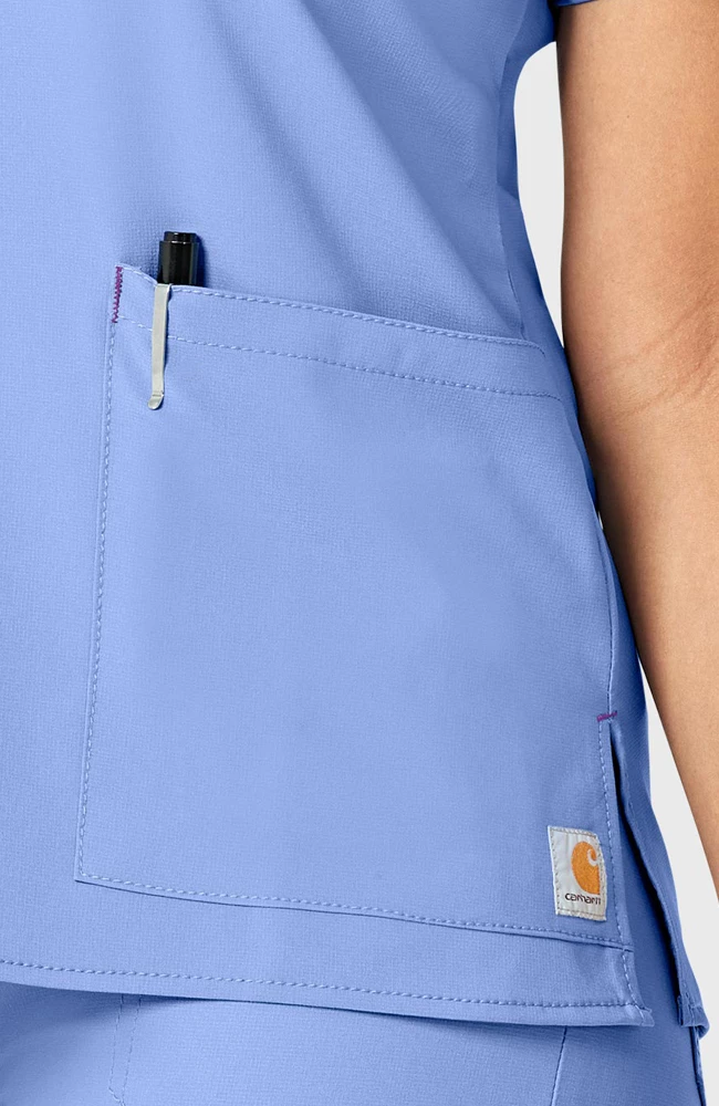 Carhartt Clearance Women's V-Neck Media Top 6 Carhartt Clearance Women's V-Neck Media Top - Image 4