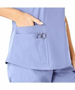 Carhartt Women's V-Neck 5 Pocket Scrub Top -Cherokee Shop 4 wk c12113 650