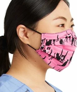 Cherokee Women's Reversible Mr. Purr-fect & Wild Child Print Face Mask -Cherokee Shop 5 ck ck508mr 650