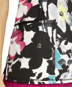 Cherokee Clearance Women's Inky Garden Print Scrub Top 11 Cherokee Clearance Women's Inky Garden Print Scrub Top -Cherokee Shop 5 ck ck609 printclearance 650 1