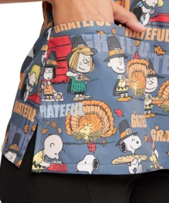 Cherokee Women's Grateful Snoopy Print Scrub Top -Cherokee Shop 5 ck tf614 print 650 1
