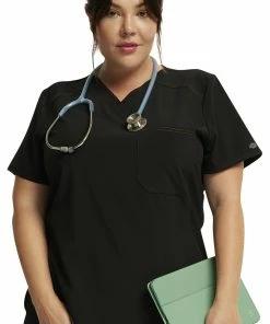 Dickies Women's Tuckable V-Neck Scrub Top 14 Dickies Women's Tuckable V-Neck Scrub Top -Cherokee Shop 5 di dk748 650