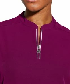 Healing Hands Women's Sandy Zip Mandarin Collar Scrub Top 13 Healing Hands Women's Sandy Zip Mandarin Collar Scrub Top -Cherokee Shop 5 hh 2286 650