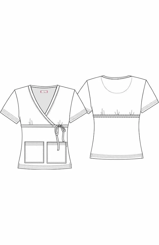 Koi Clearance Women's Katelyn Wrap Solid Scrub Top 7 Koi Clearance Women's Katelyn Wrap Solid Scrub Top - Image 5