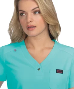 Koi Women's Rosemary Solid Scrub Top -Cherokee Shop 5 ko b122 650